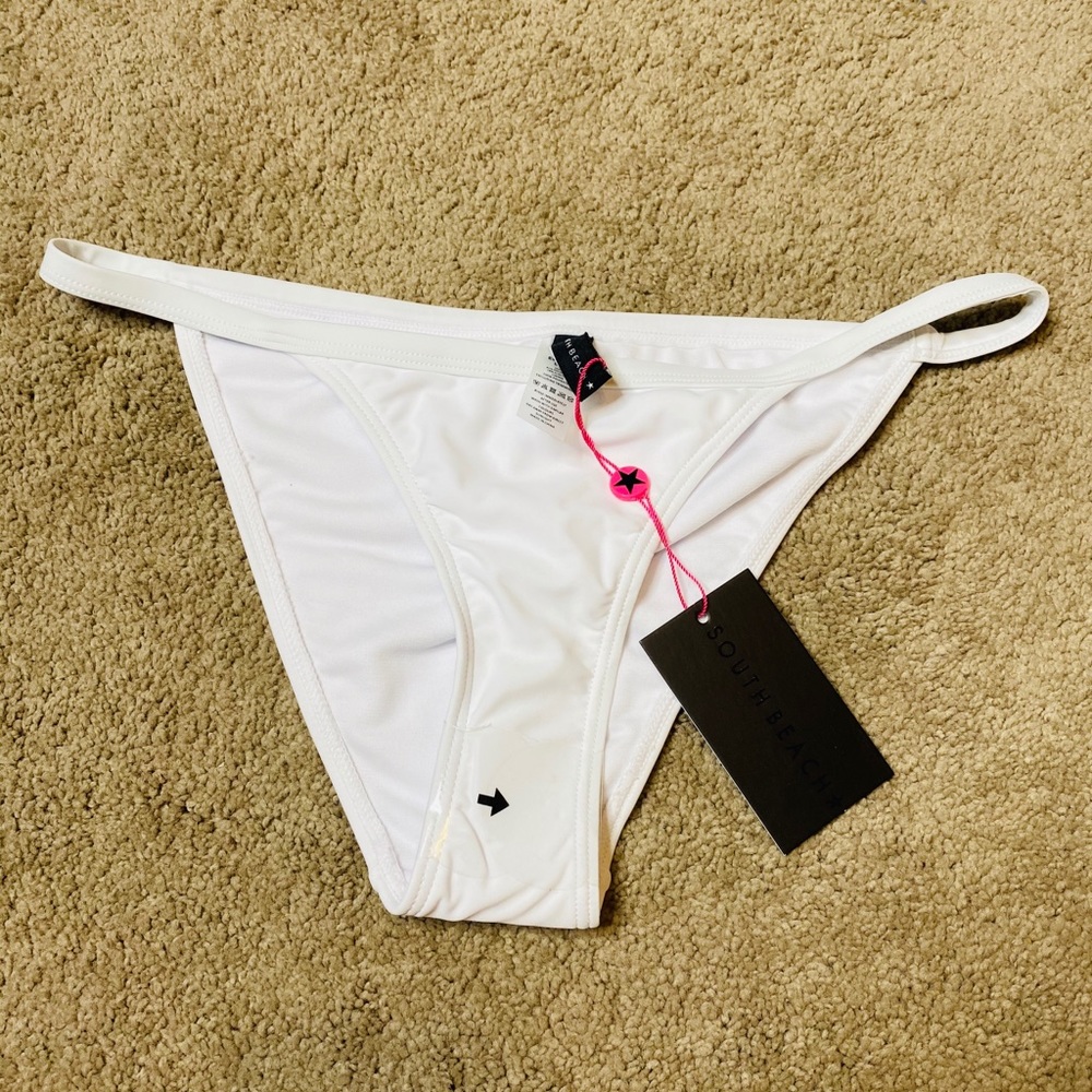 White Tanga Bikini Bottom - Picture 1 of 1